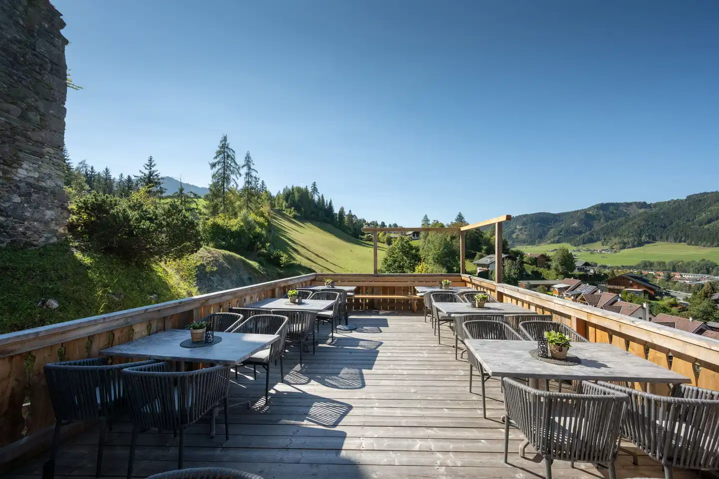 Rohrmooser Schlössl Terrasse