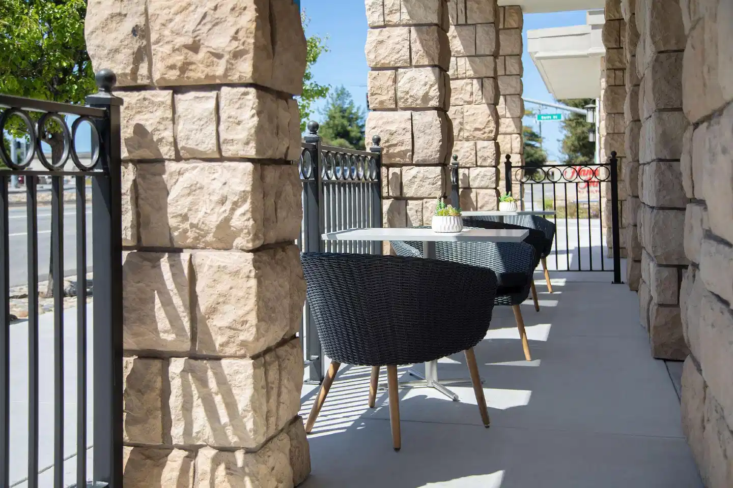 Hampton Inn Santa Cruz West Terrasse