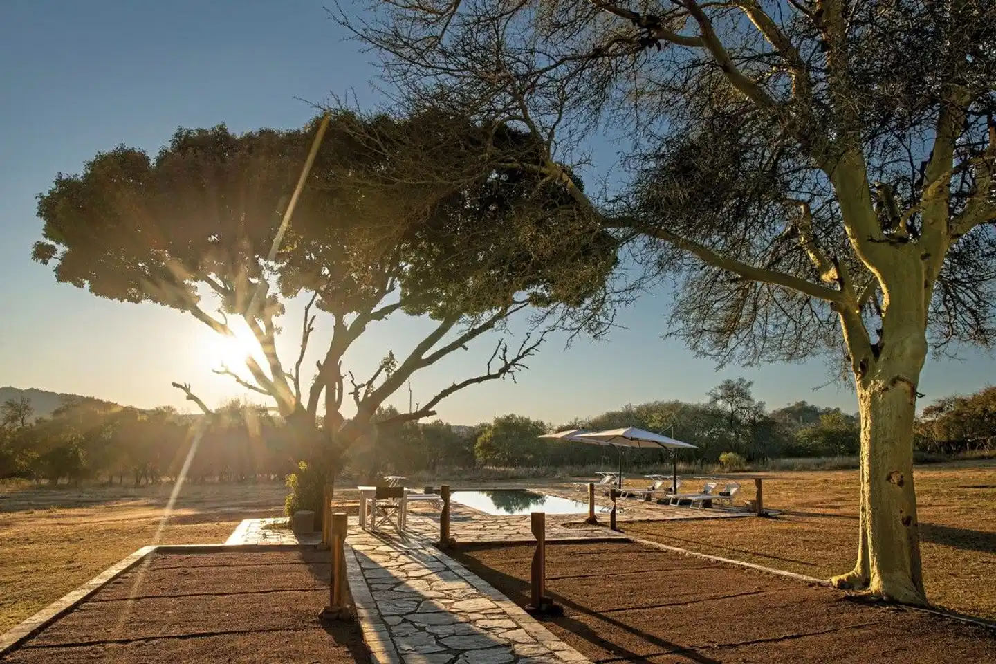 Zebras Crossing Lodge Landschaft