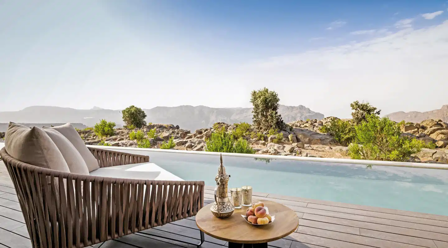 Anantara Al Jabal Al Akhdar Resort Terrasse