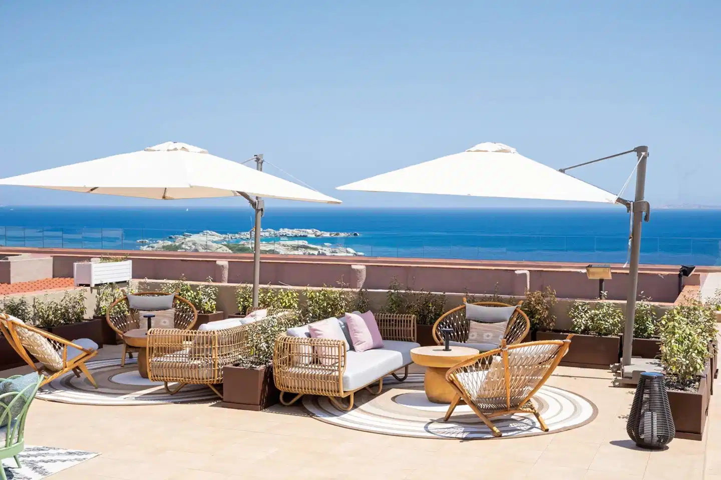 Mangia's Sardinia Resort Terrasse