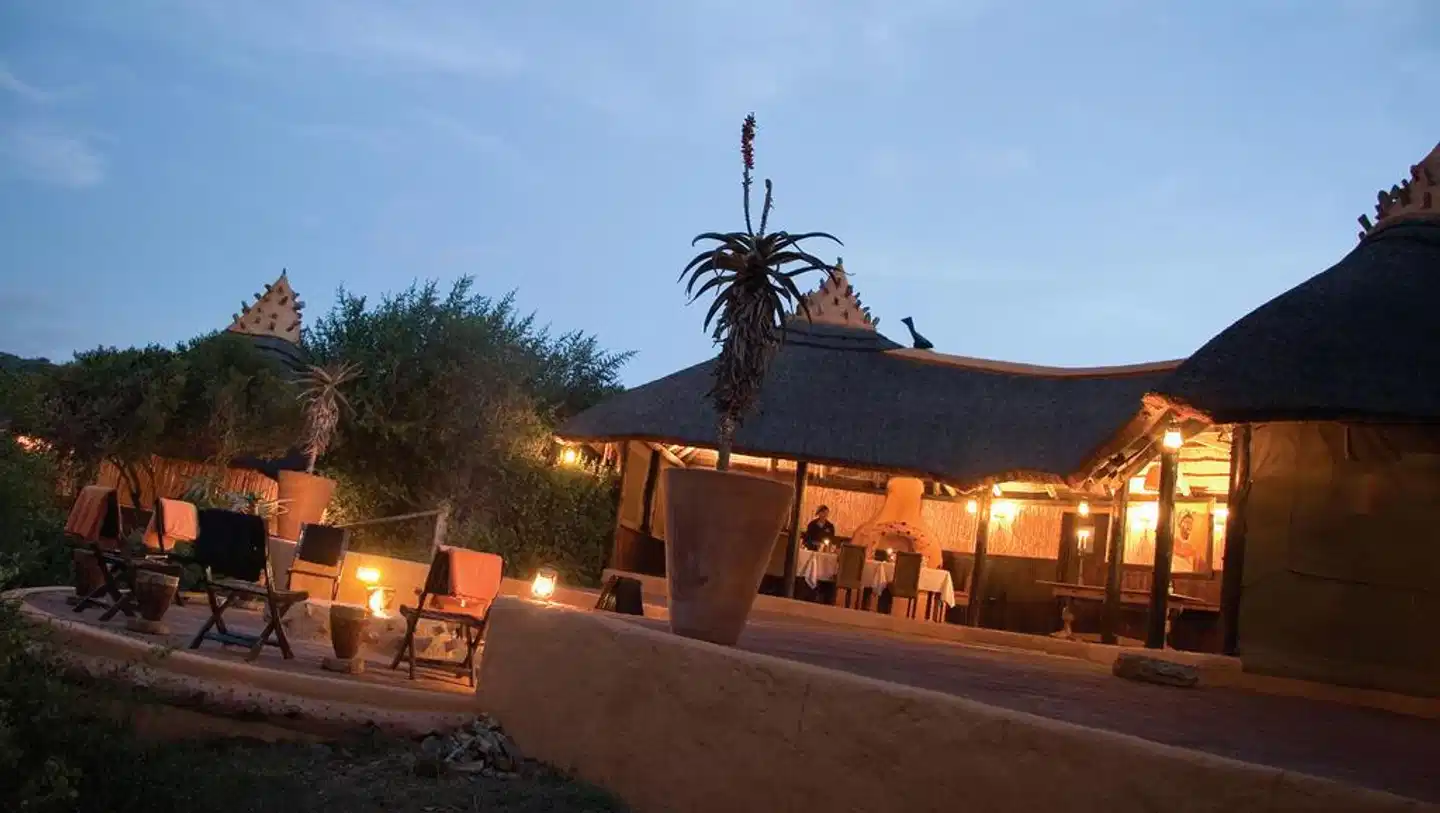 Amakhala Game Reserve - Safari Lodge Terrasse