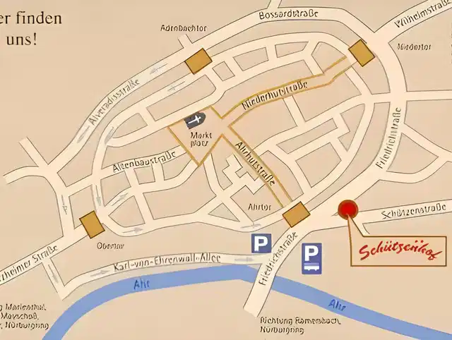 Schützenhof Landkarte