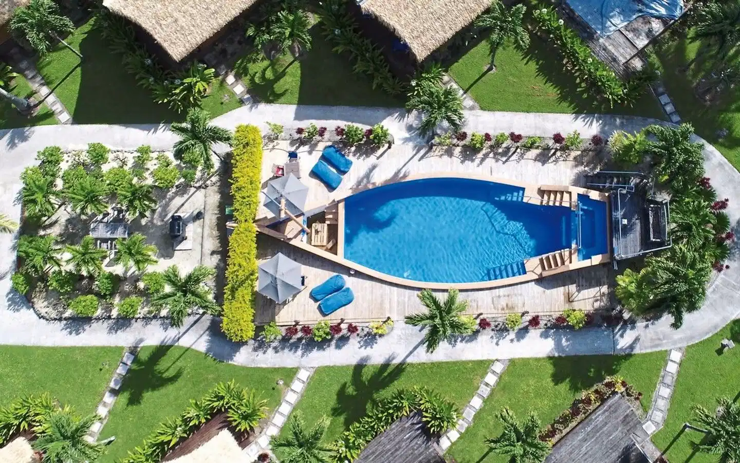 Magic Reef Beachfront Bungalows Aussenansicht