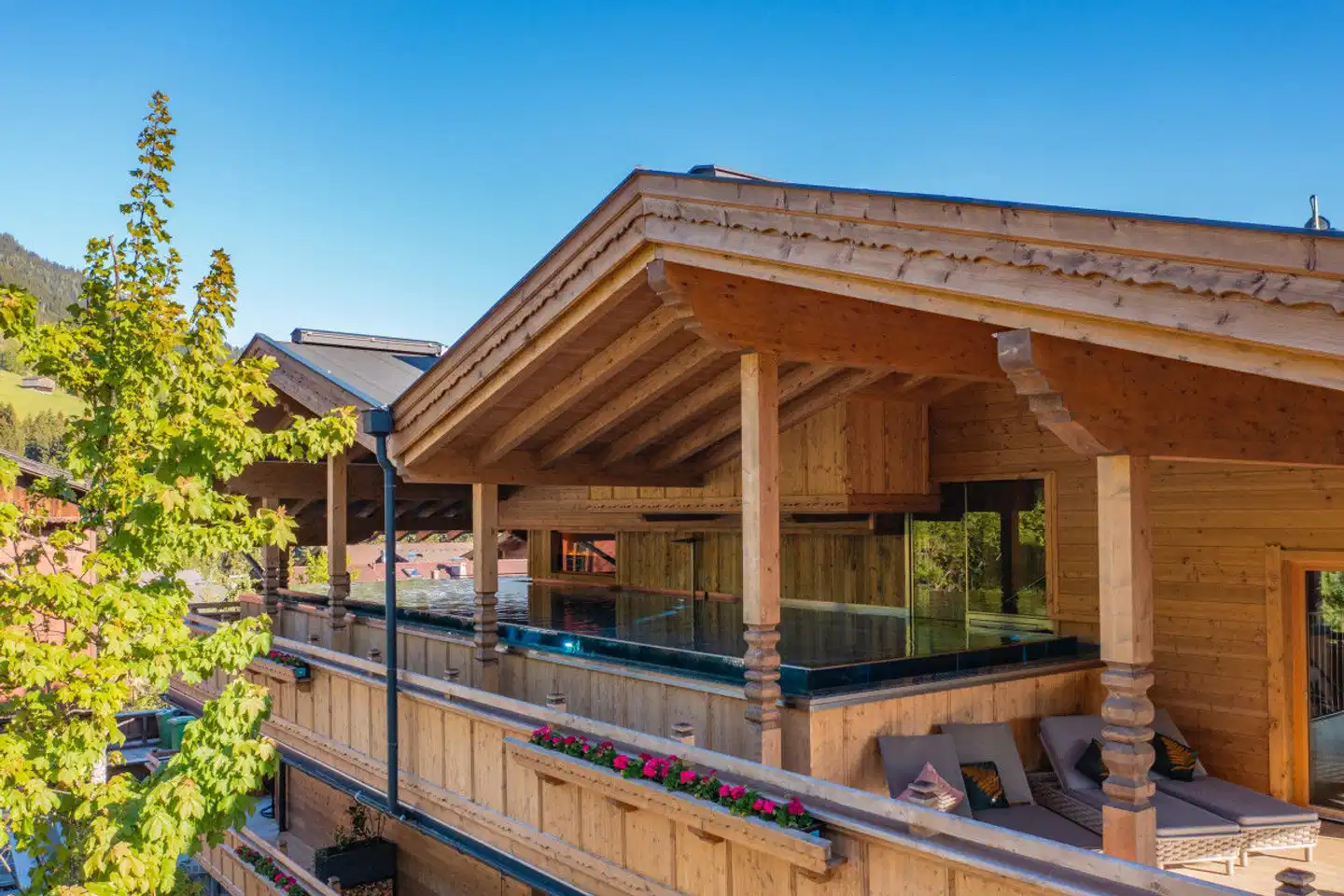 Die Alpbacherin Boutique Hotel Terrasse