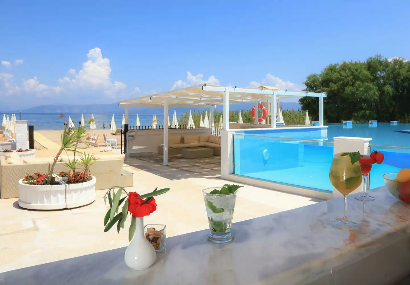 Cavomarina Beach Terrasse