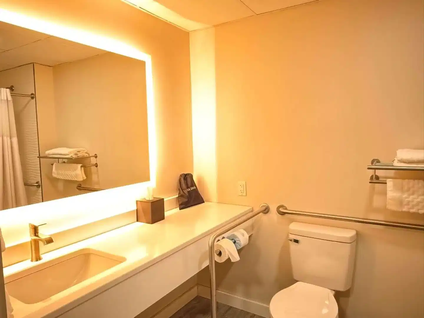 Caribou Inn & Convention Center Badezimmer