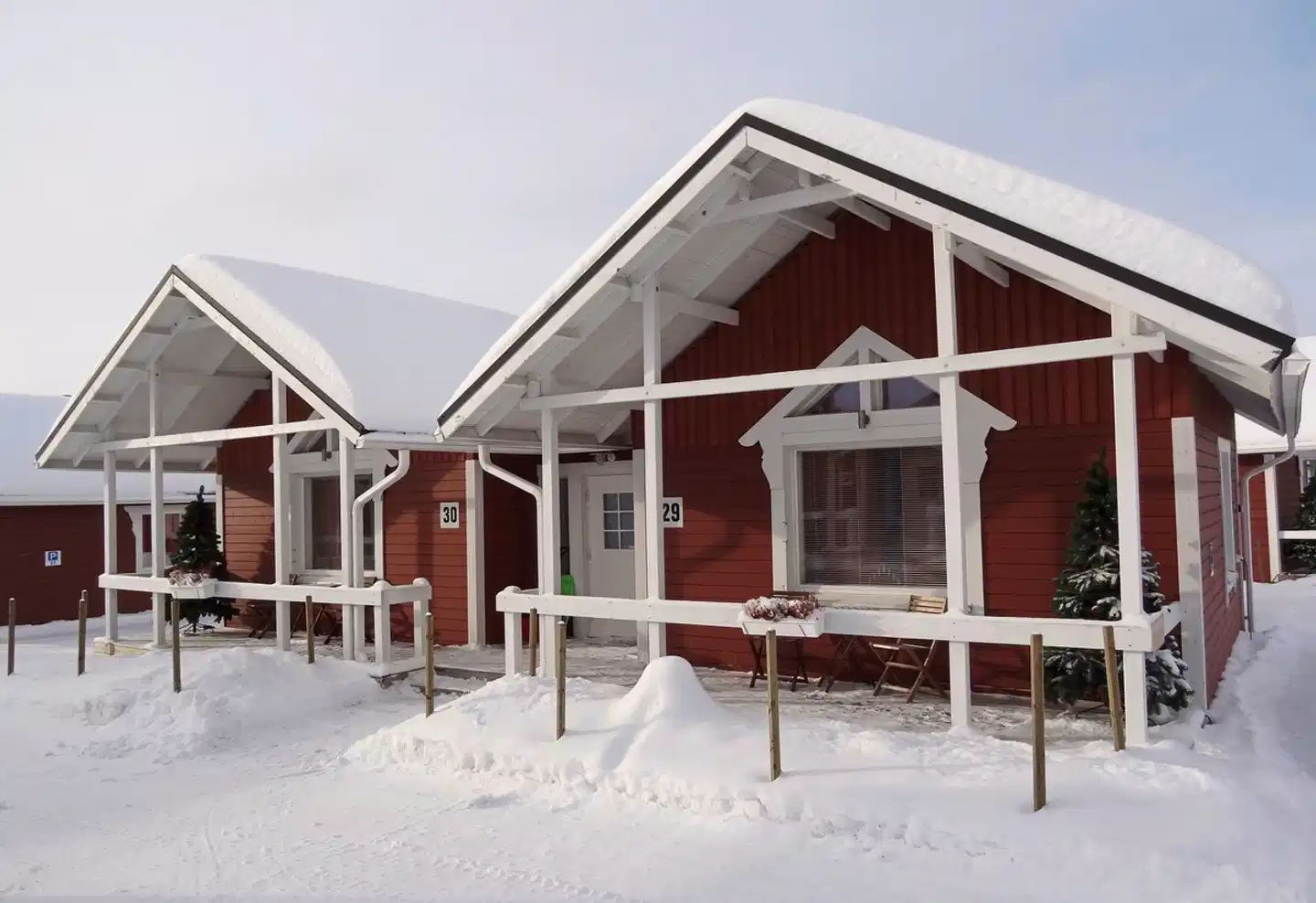 Santa Claus Holiday Village Terrasse