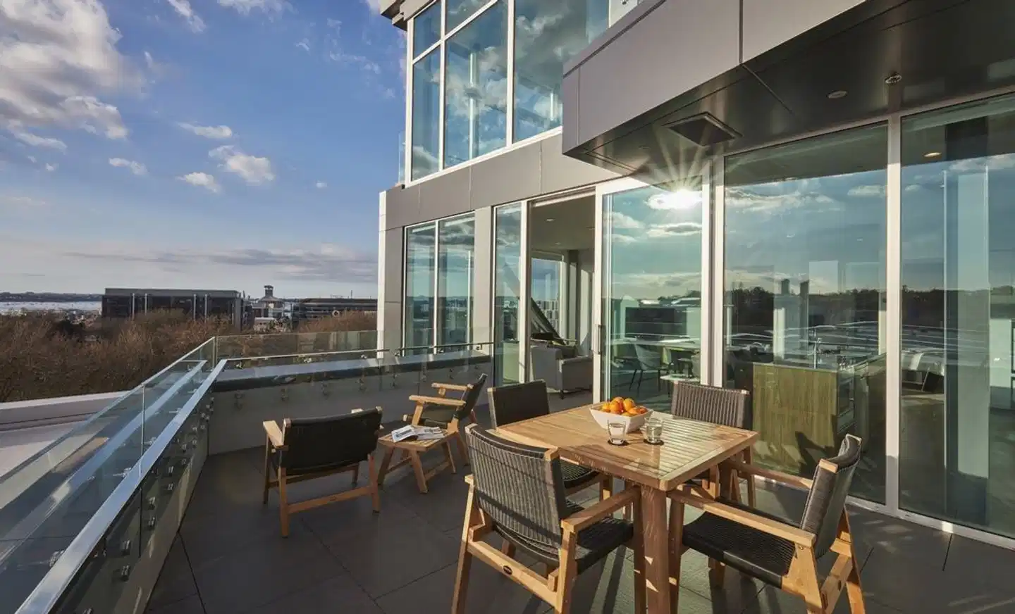 Swiss-Belsuites Victoria Park Auckland Terrasse