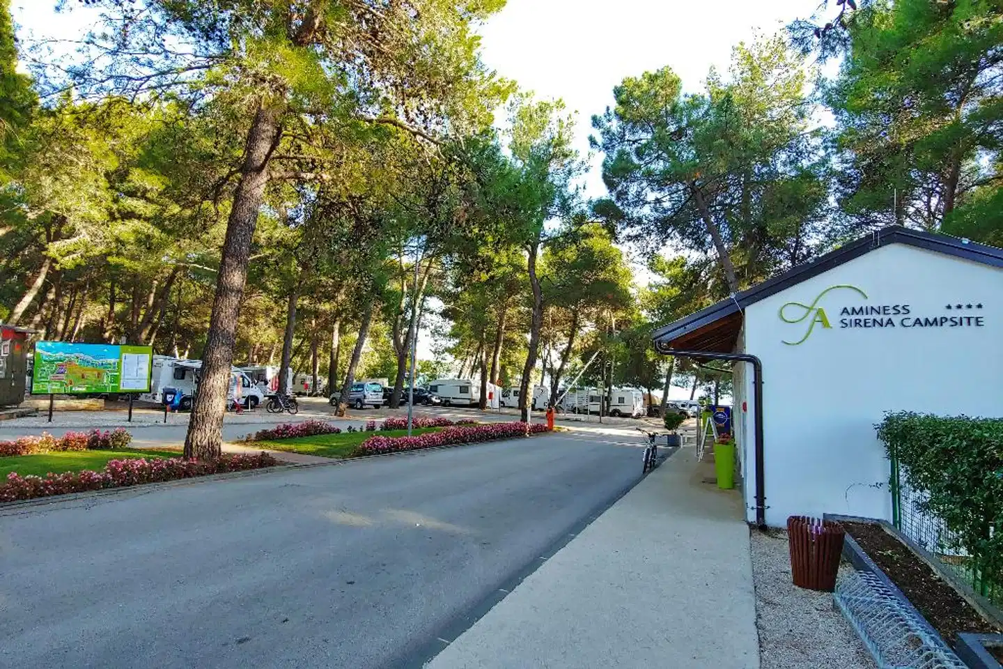 Aminess Sirena Campsite Terrasse