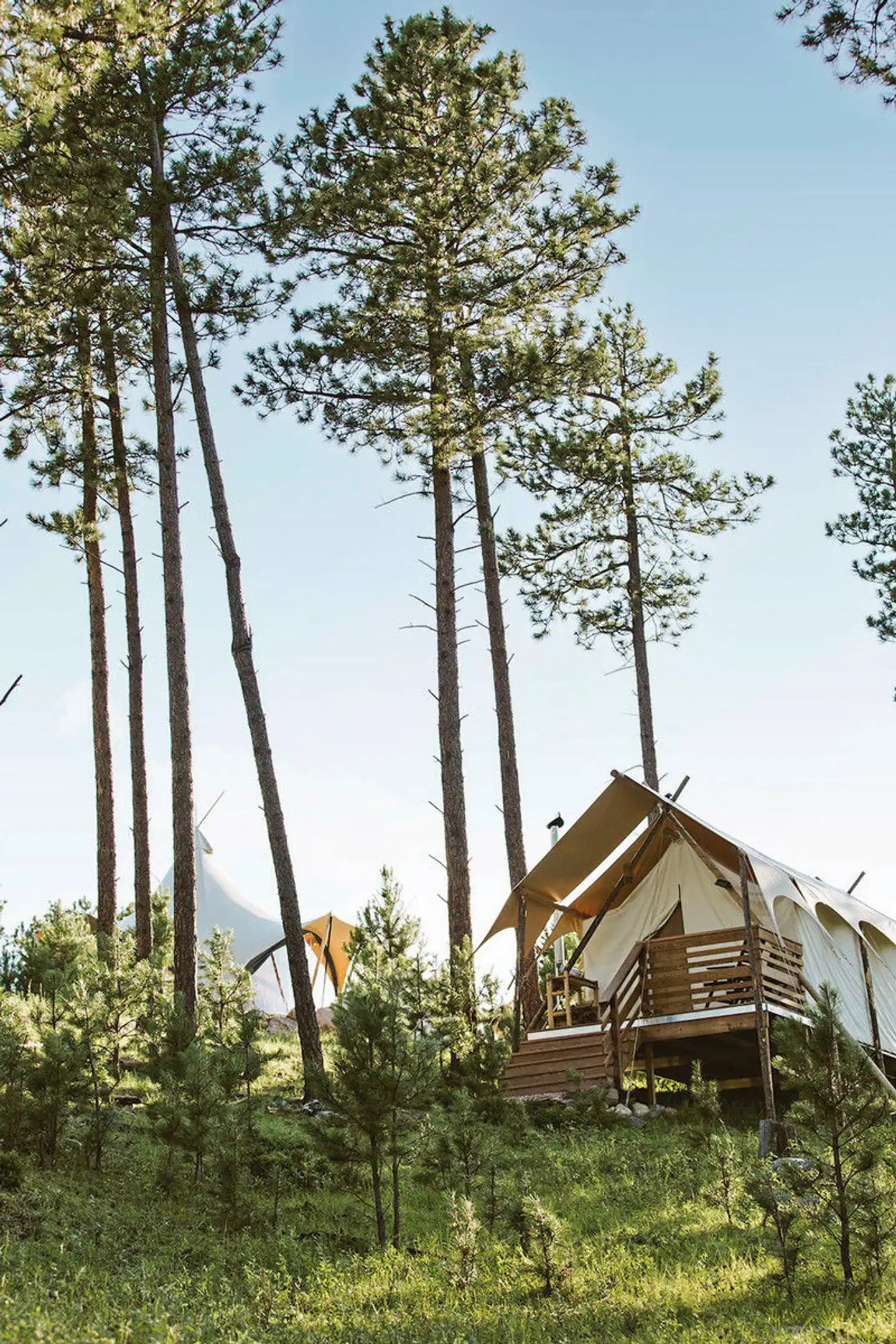 Under Canvas Mount Rushmore Landschaft