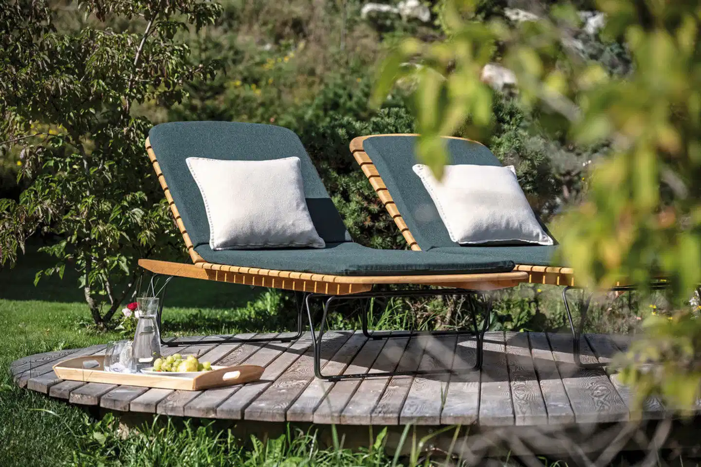 Chalets Valsegg Terrasse