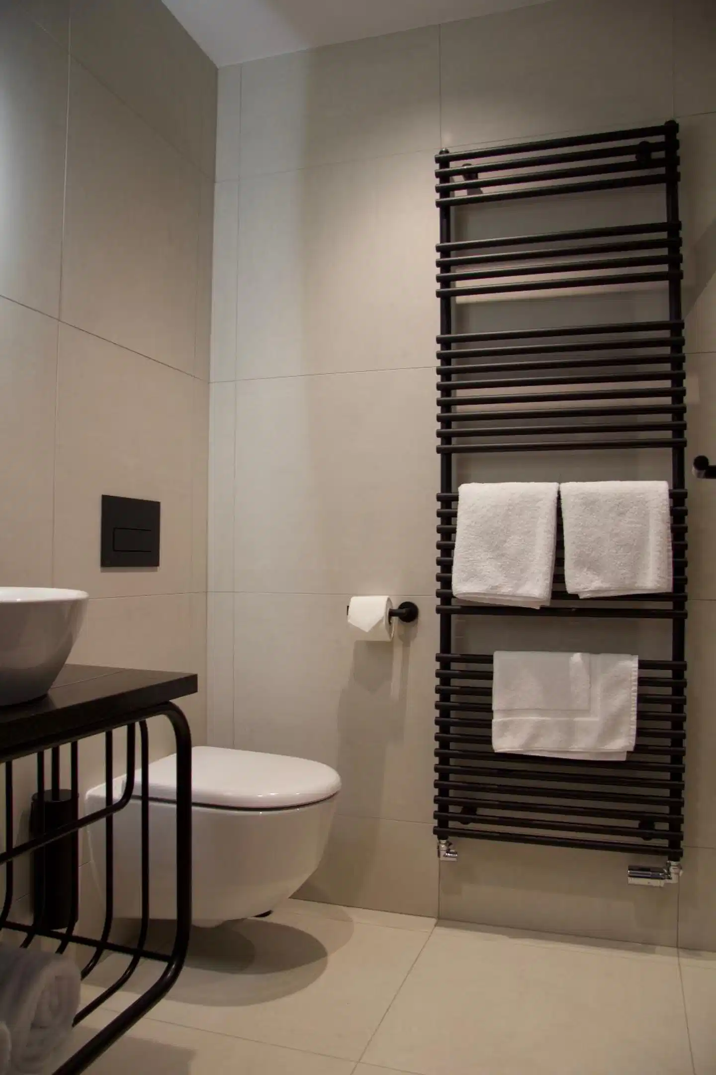 Chevron Hotel Badezimmer