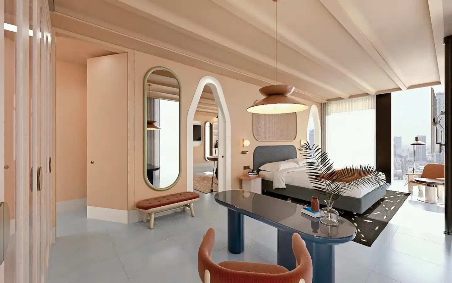 The Standard, Bangkok Mahanakhon Wohnbeispiel