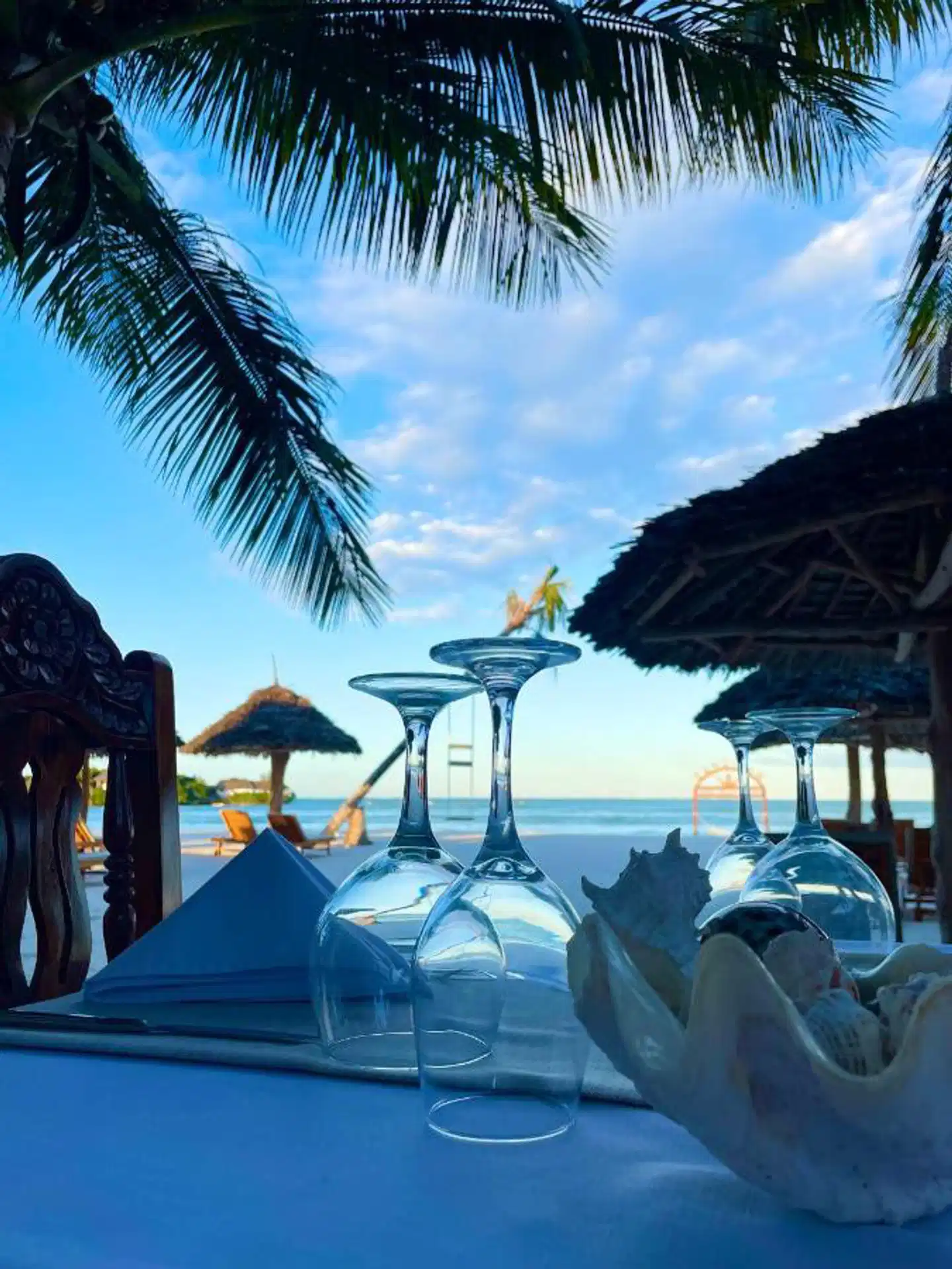 Karibu Beach Resort Terrasse