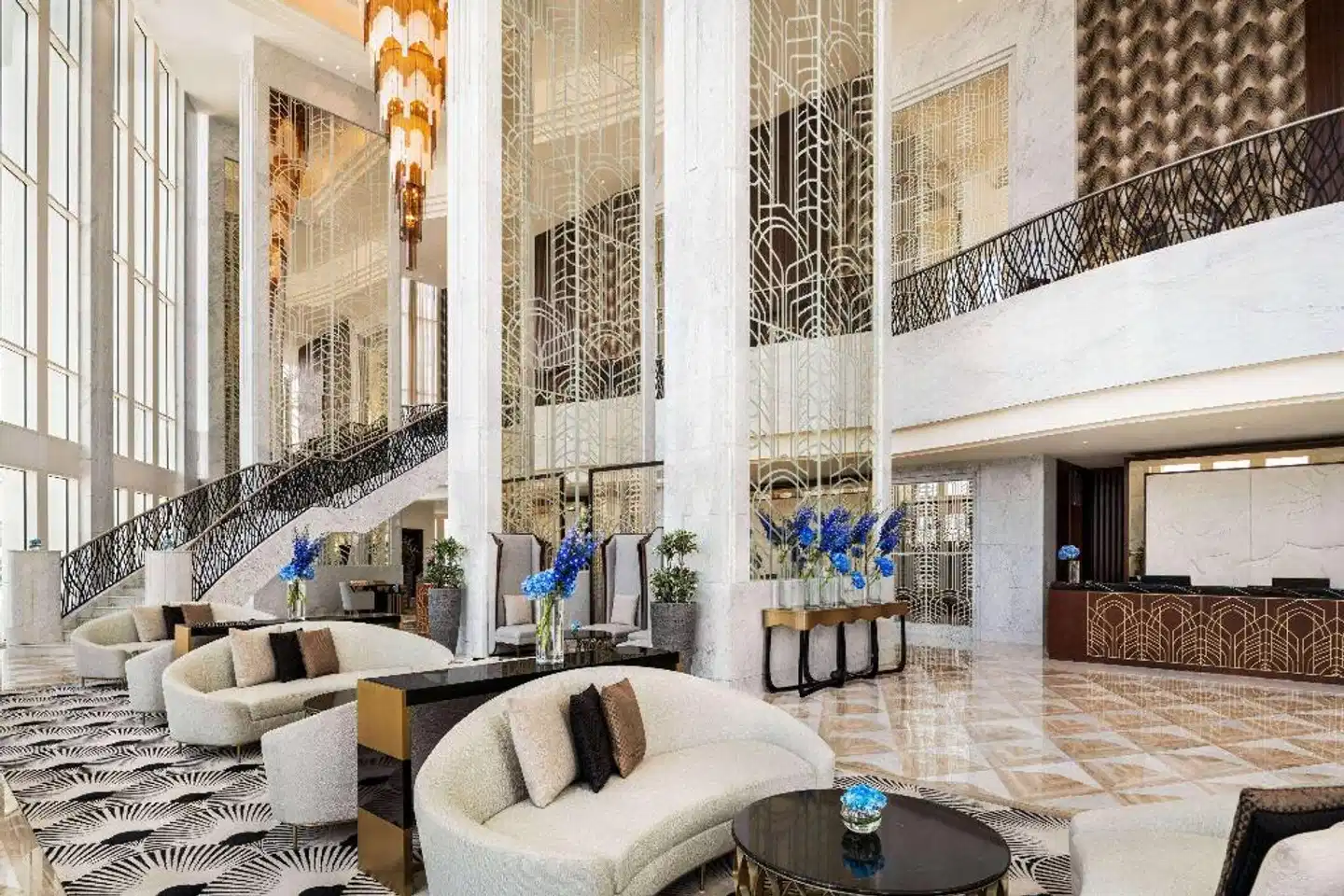 Wyndham Grand Doha West Bay Beach Lobby