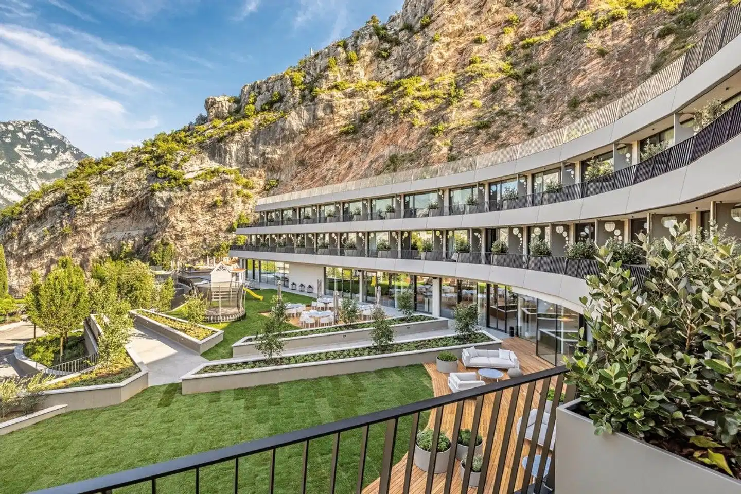 Gardea Soulfamily Resort Terrasse