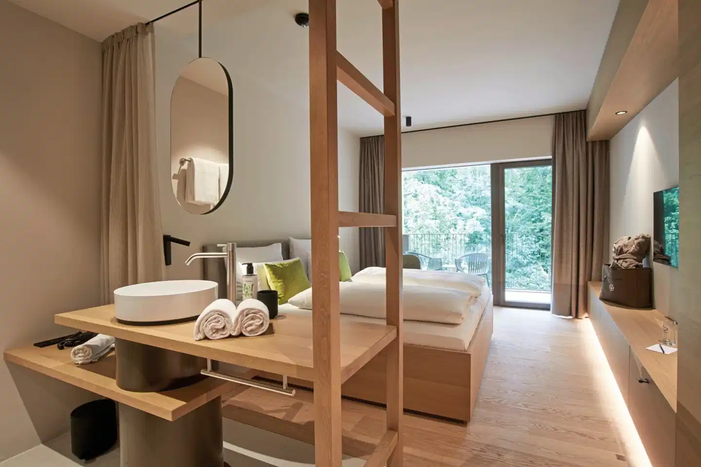 Hotel BERGEBLICK Badezimmer