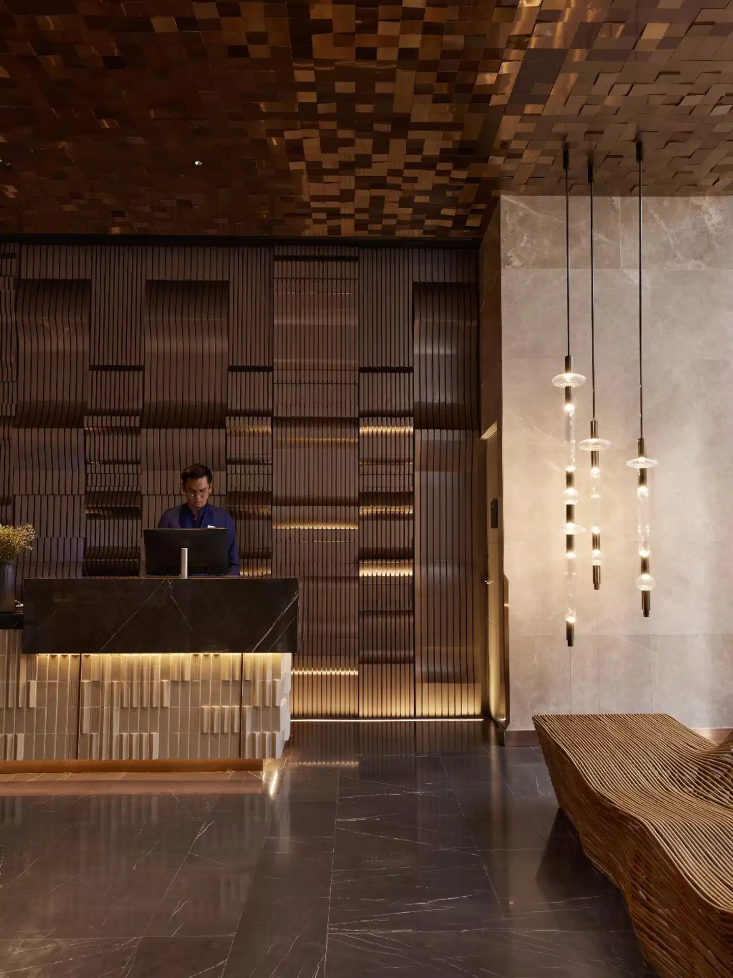 dusitD2 Samyan Bangkok Badezimmer