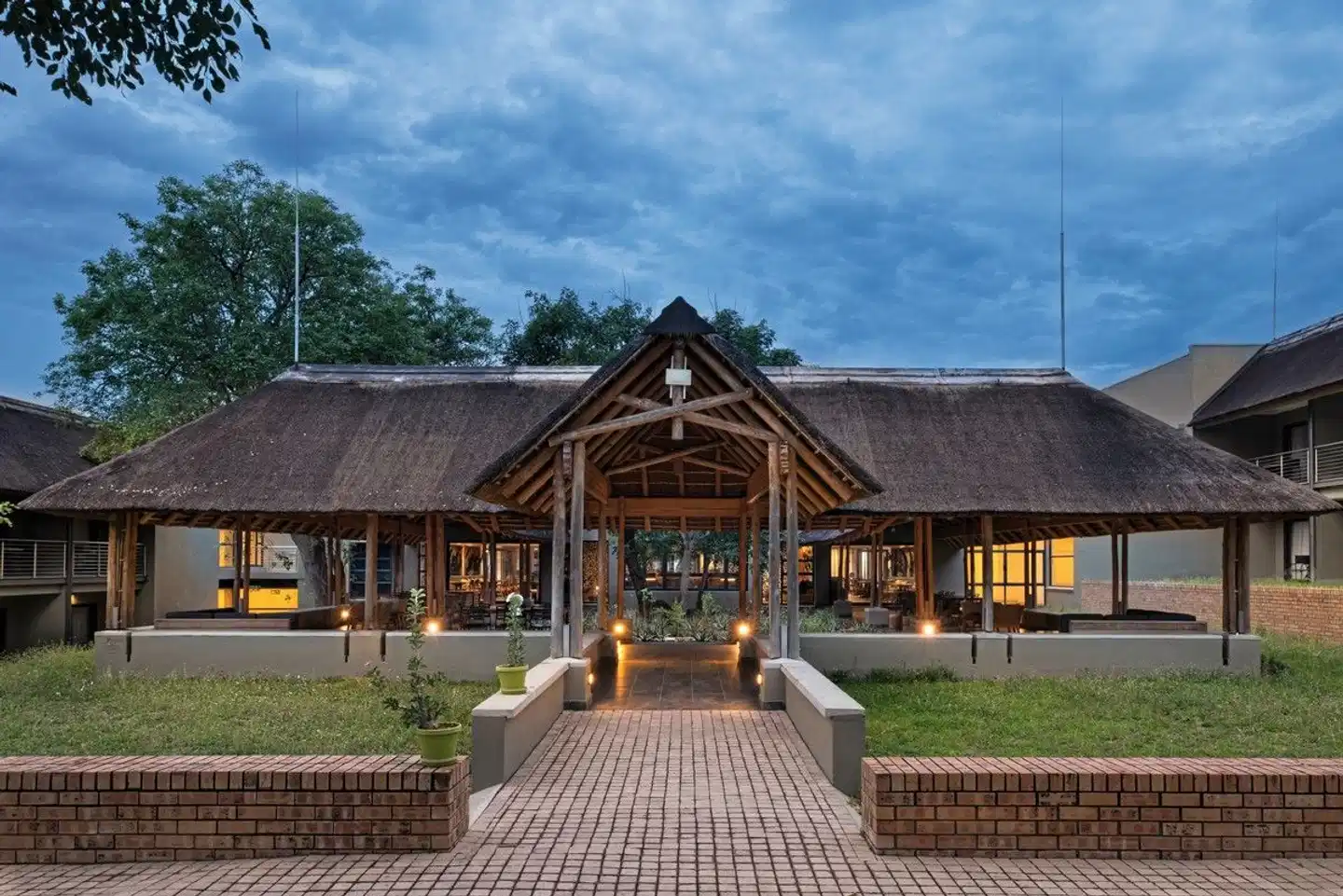 aha Skukuza Safari Lodge Terrasse