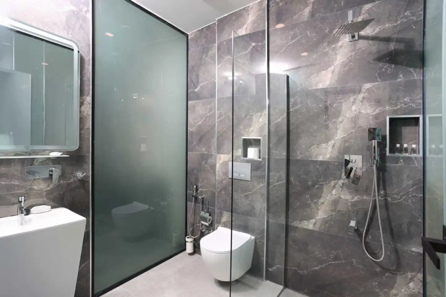 Olympic Kosmas Hotel Badezimmer