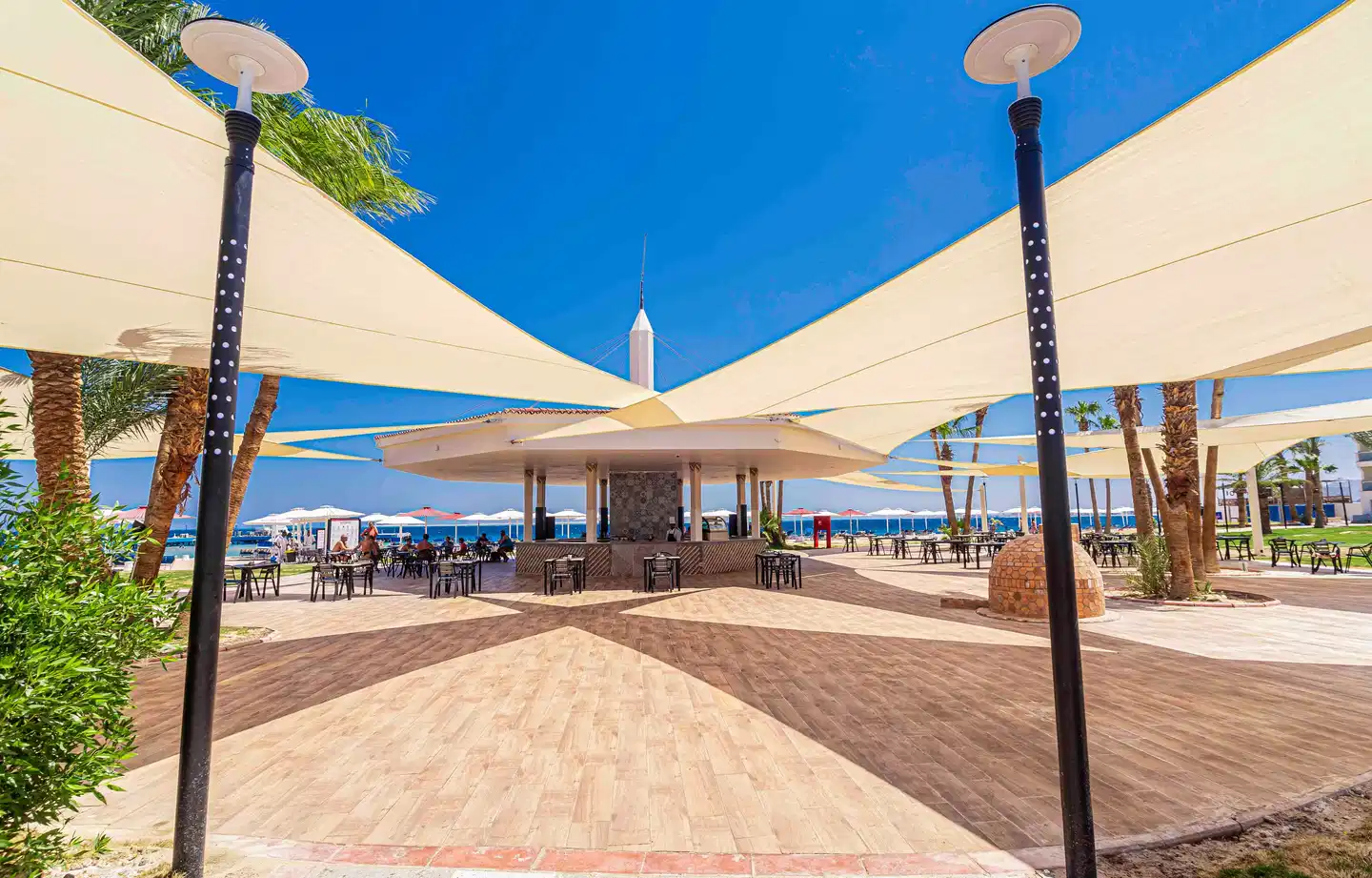 Amarina Abu Soma Resort & Aquapark Terrasse