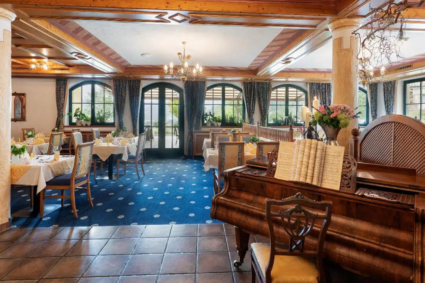 AlpenSchlössl Terrasse