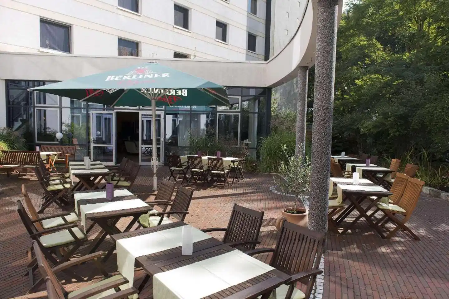 Wyndham Garden Hennigsdorf Berlin Terrasse