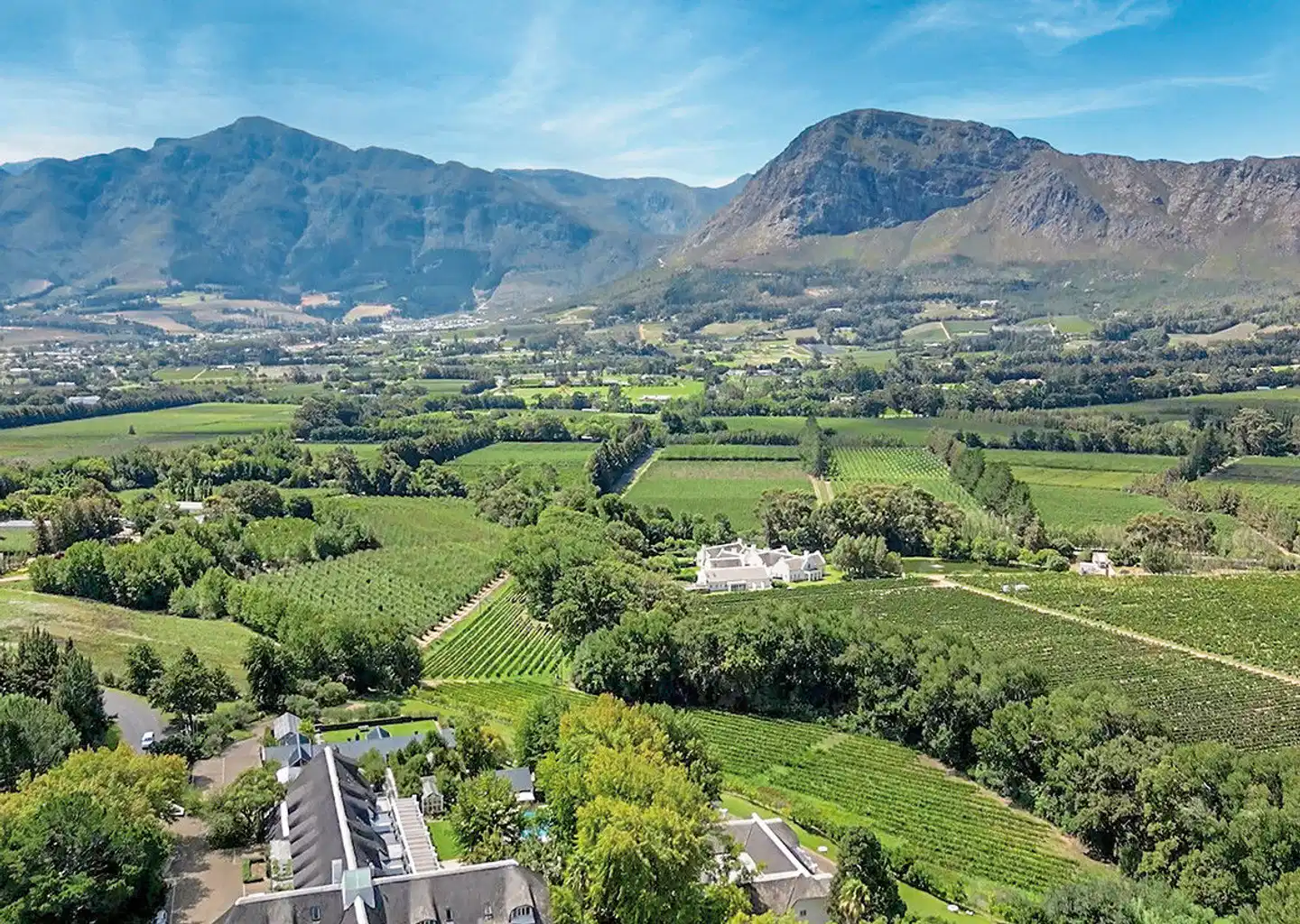 Le Franschhoek Hotel & Spa Landschaft