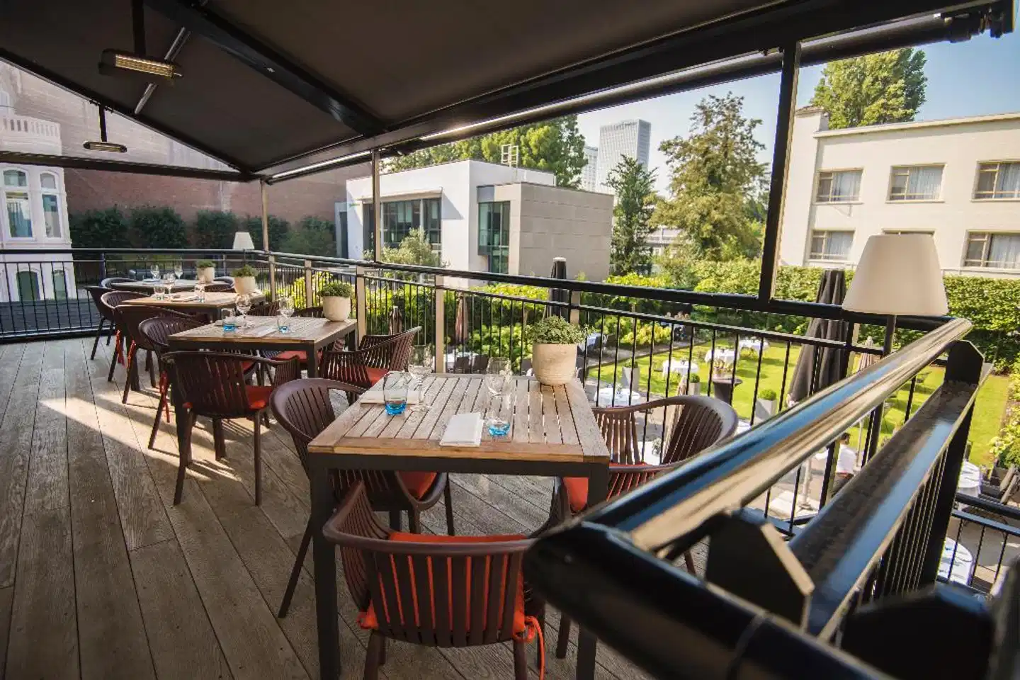 Bilderberg Parkhotel Rotterdam Terrasse