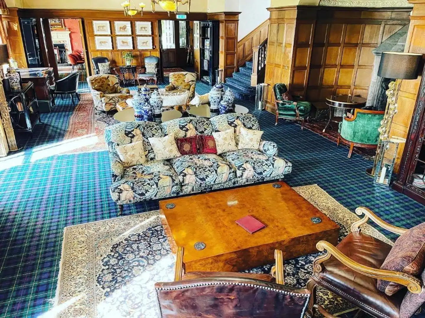 Kincraig Castle Hotel Terrasse