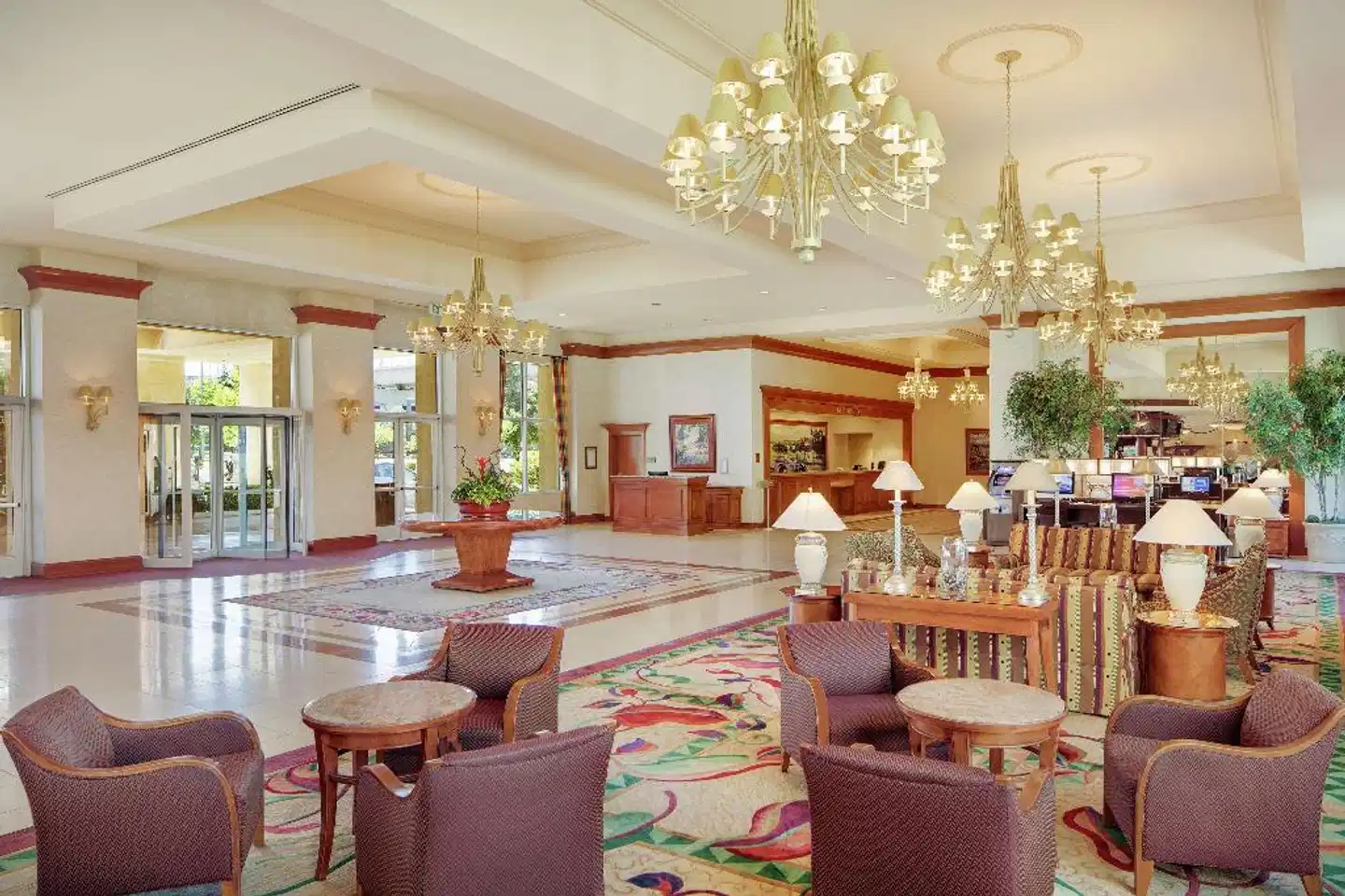 Seattle Airport Hilton Lobby