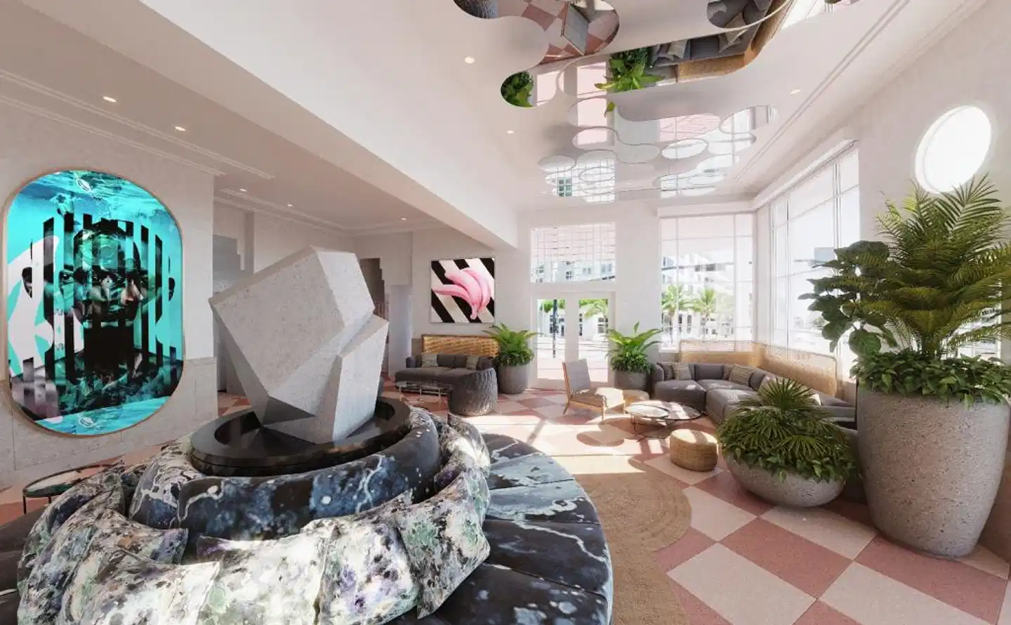 Hotel Greystone Lobby