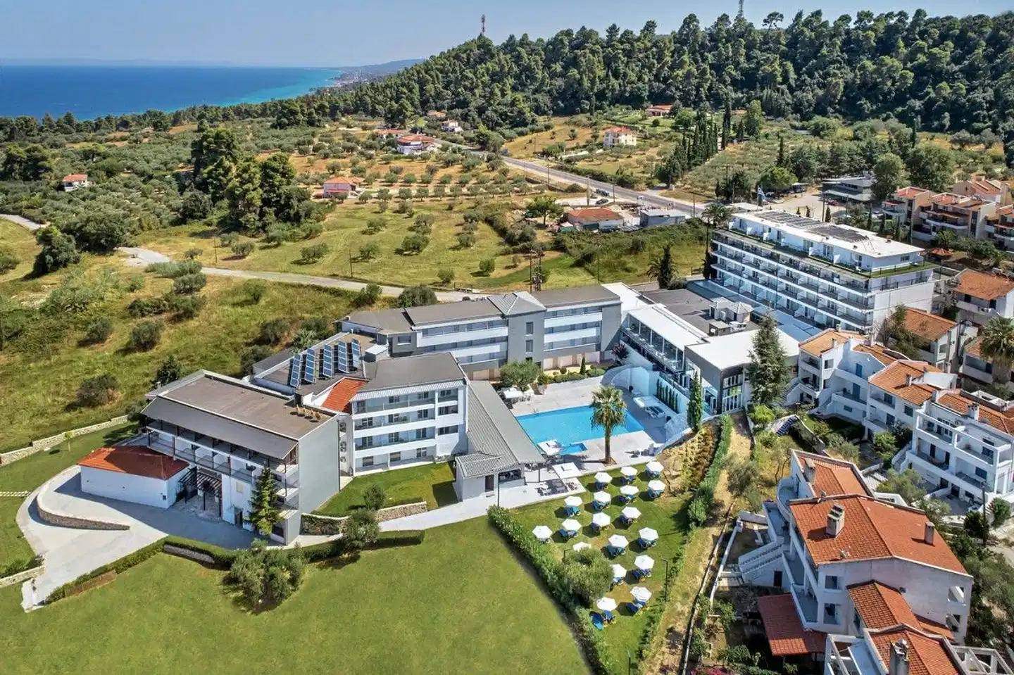 Hotel Kriopigi Aussenansicht