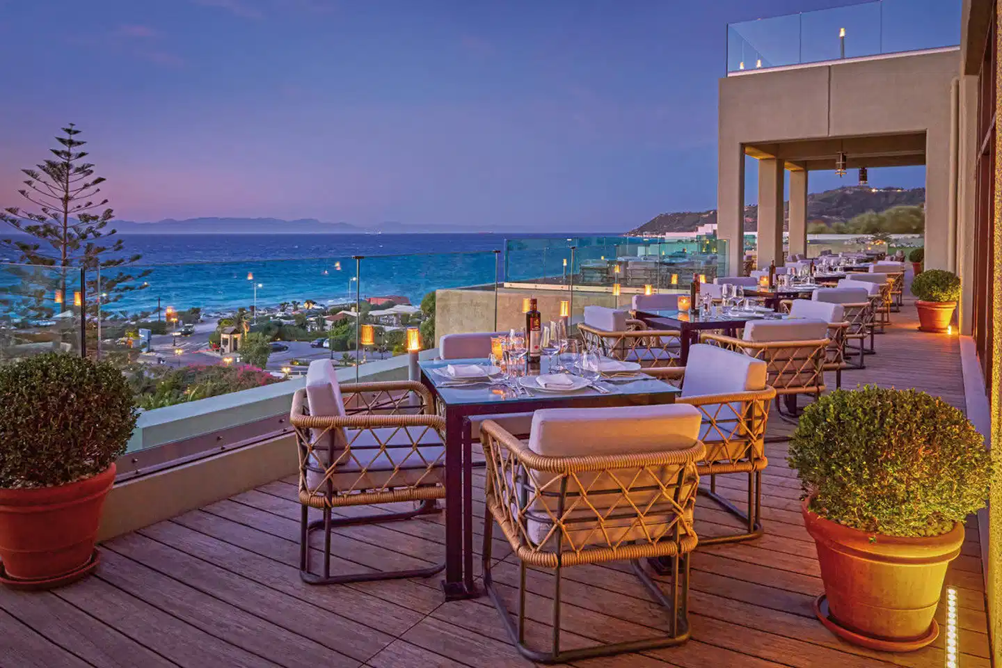 Sheraton Rhodes Resort Terrasse