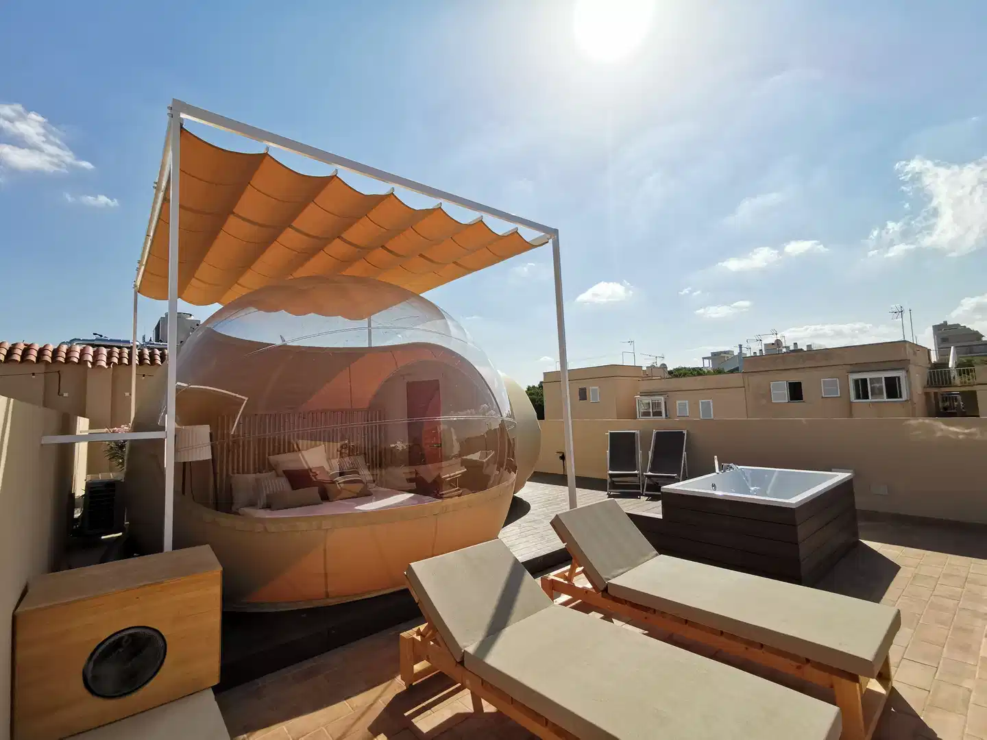 Tent Capi Playa Terrasse