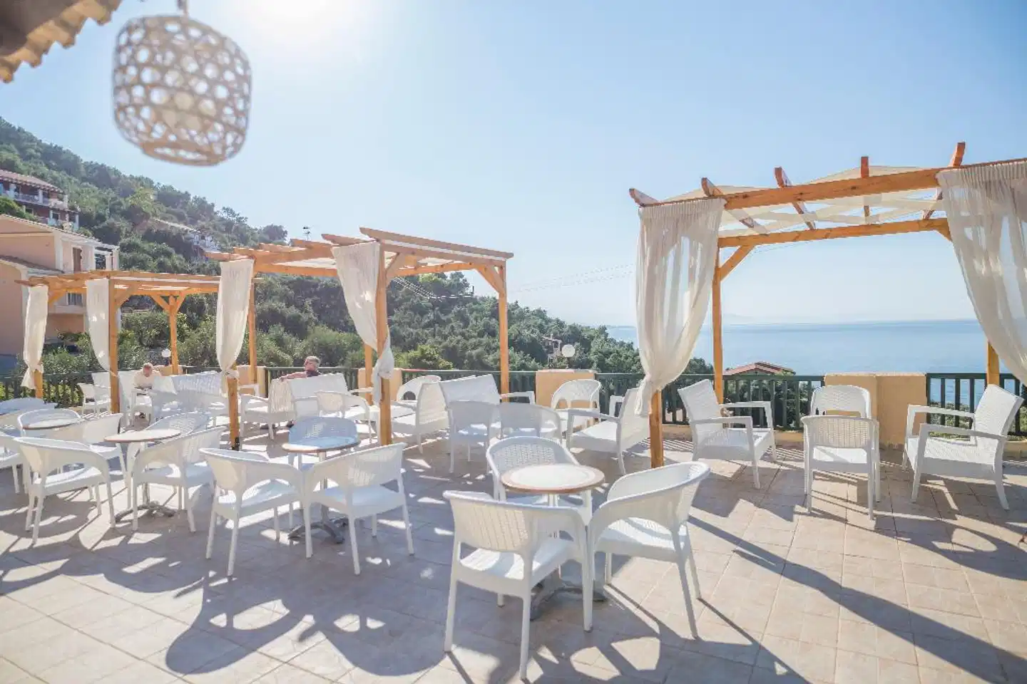 Corfu Aquamarine Hotel Terrasse