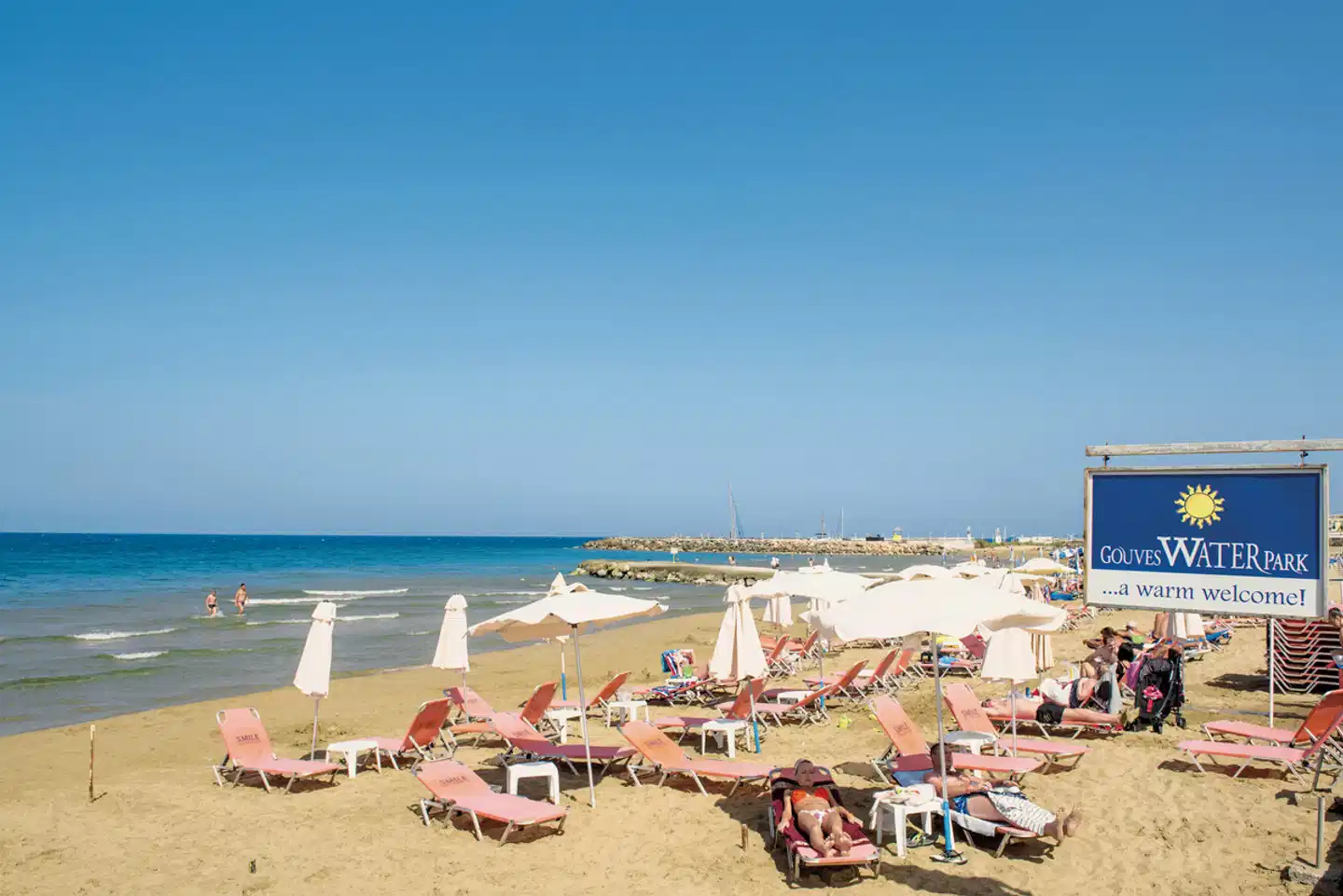 Gouves Water Park Holiday Resort Strand