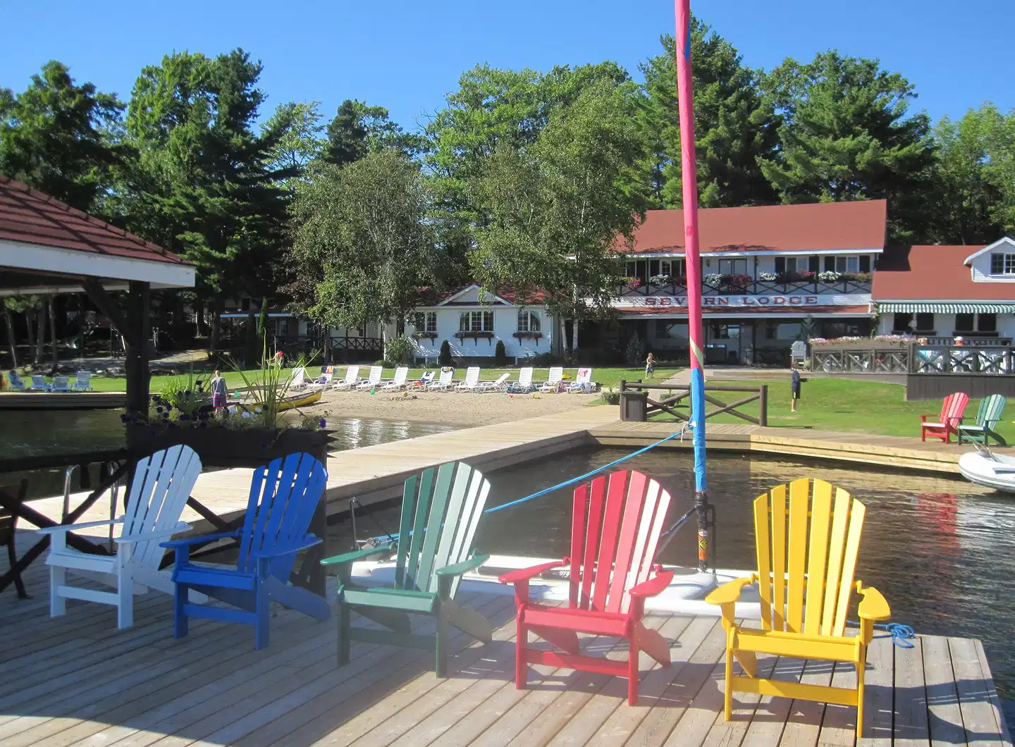 Severn Lodge Terrasse