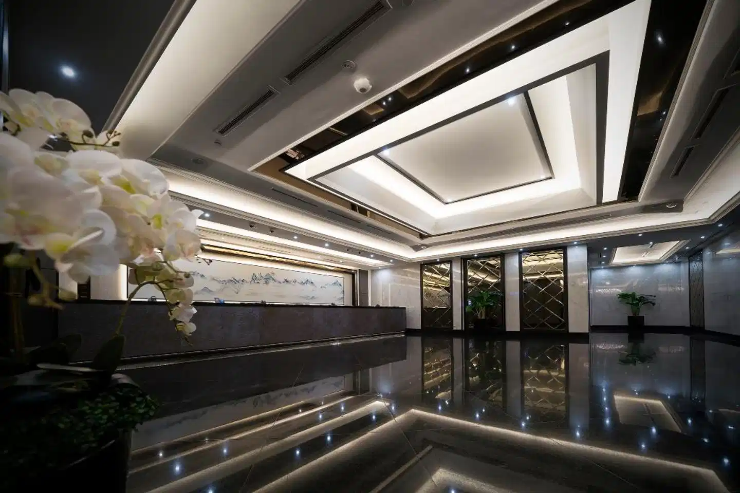 V Hotel Lavender Lobby