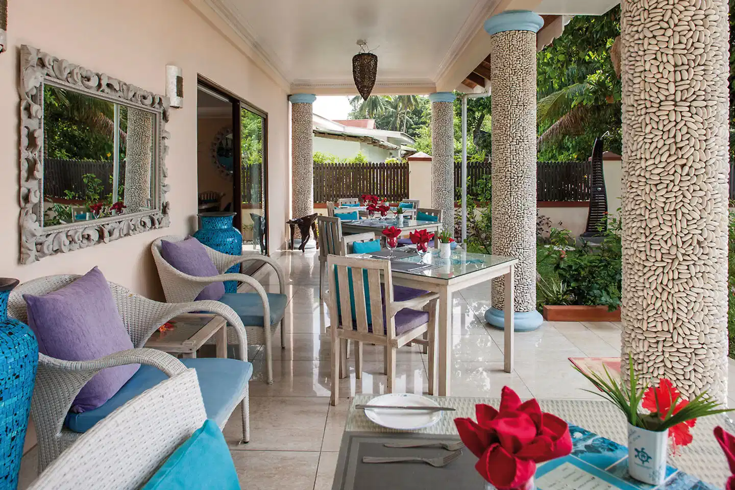 Le Relax Beach House Terrasse