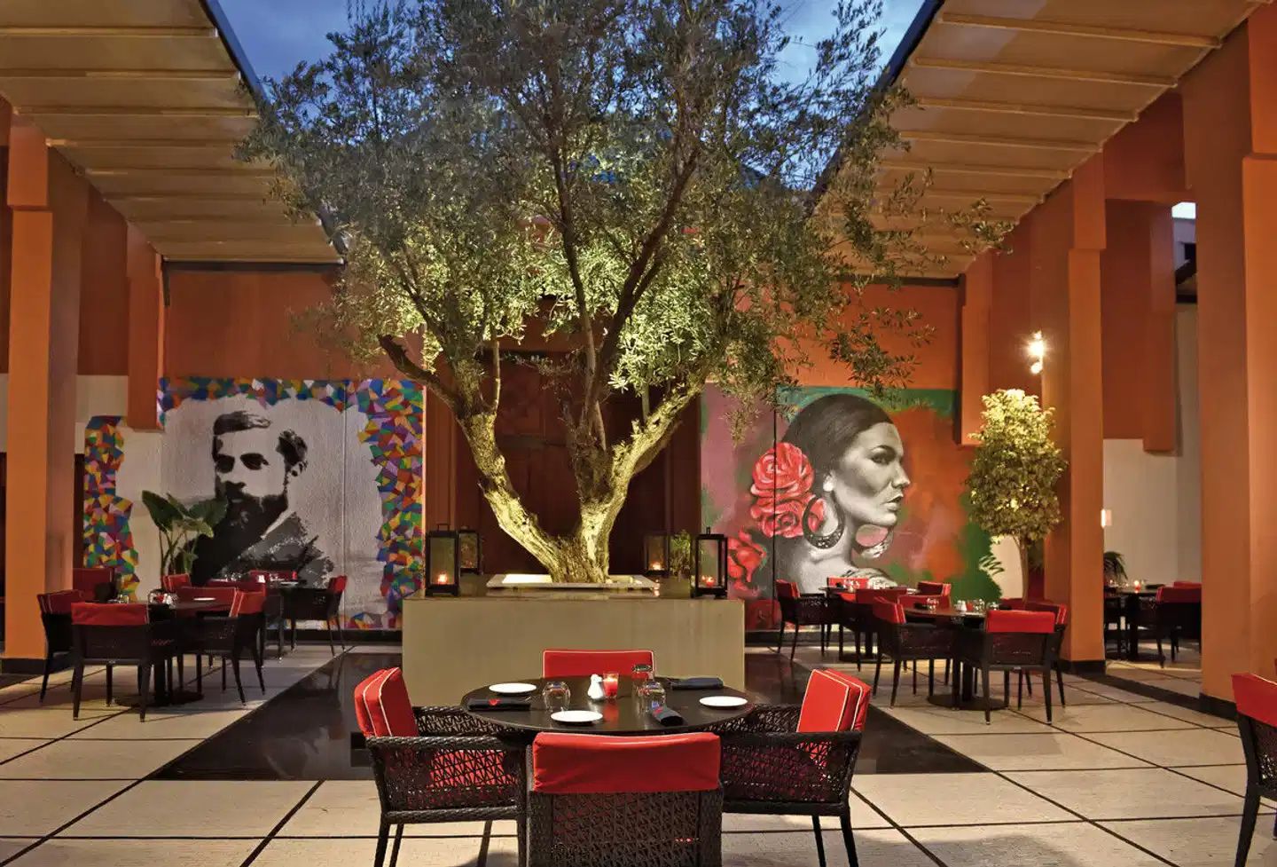 Mövenpick Hotel Mansour Eddahbi Marrakech Terrasse