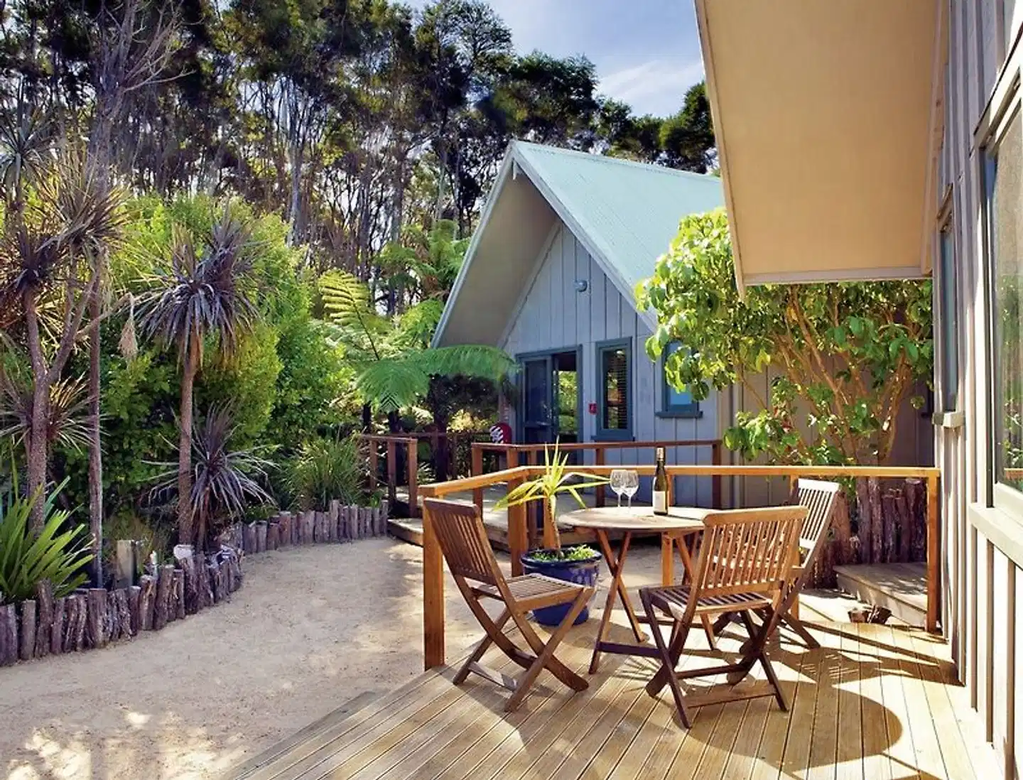 Awaroa Lodge Terrasse