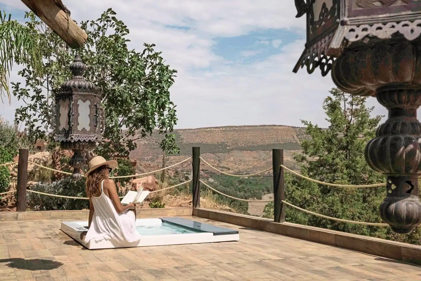 Kasbah Tamadot Terrasse