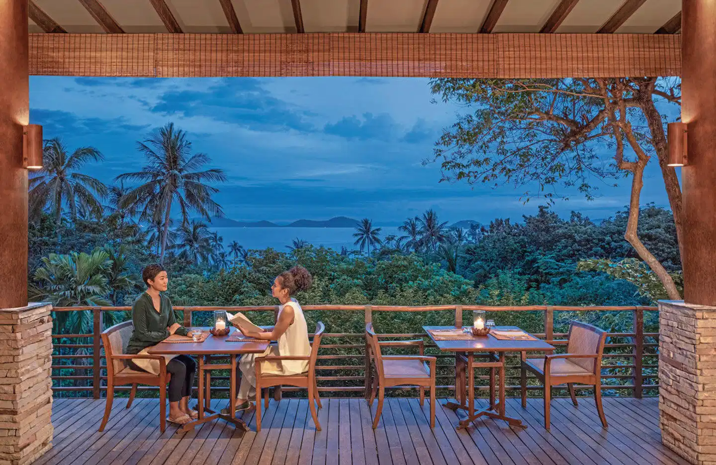 Kamalaya Koh Samui Terrasse