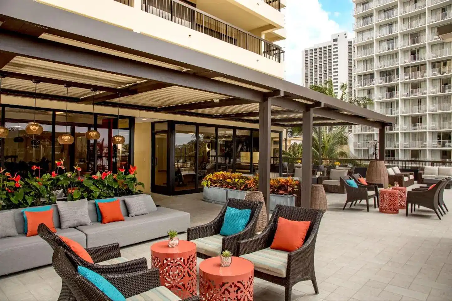 Aston Waikiki Beach Tower Terrasse