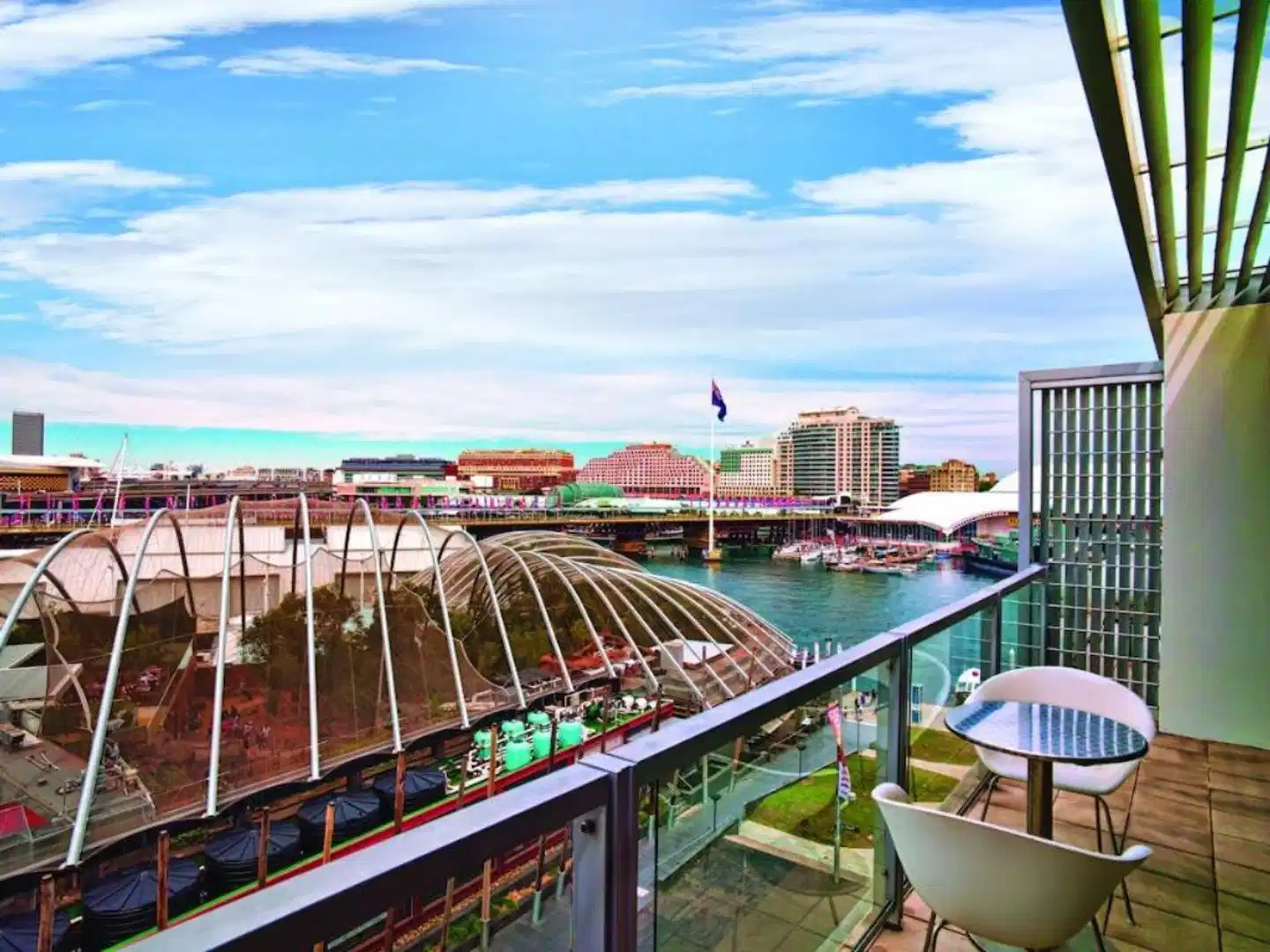 Adina Apartment Hotel Sydney Darling Harbour Terrasse