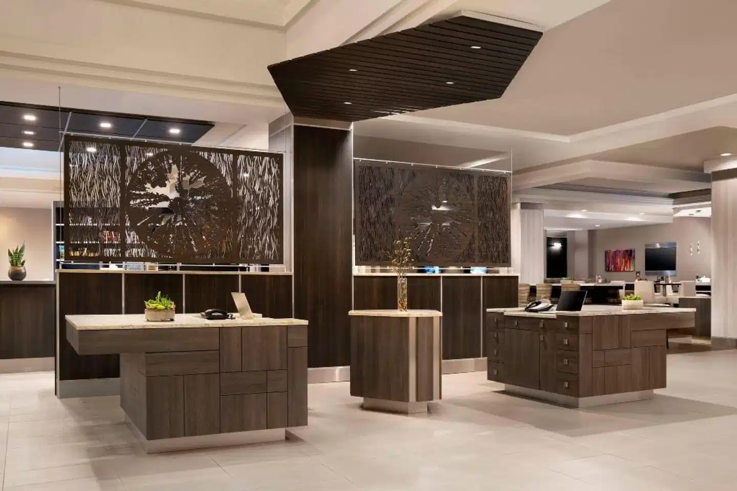 Visalia Marriott at the Convention Center Lobby