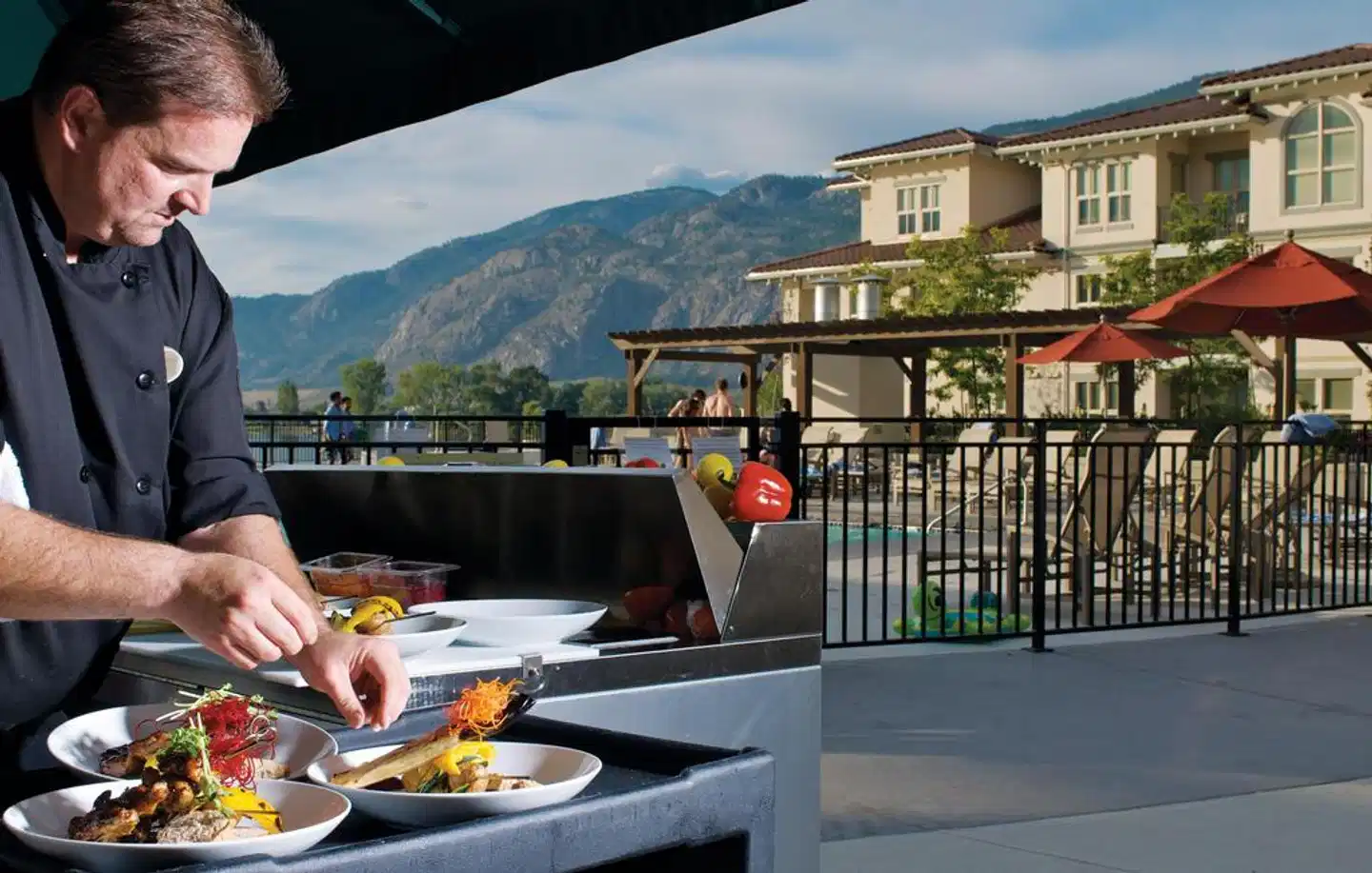 Walnut Beach Resort Terrasse