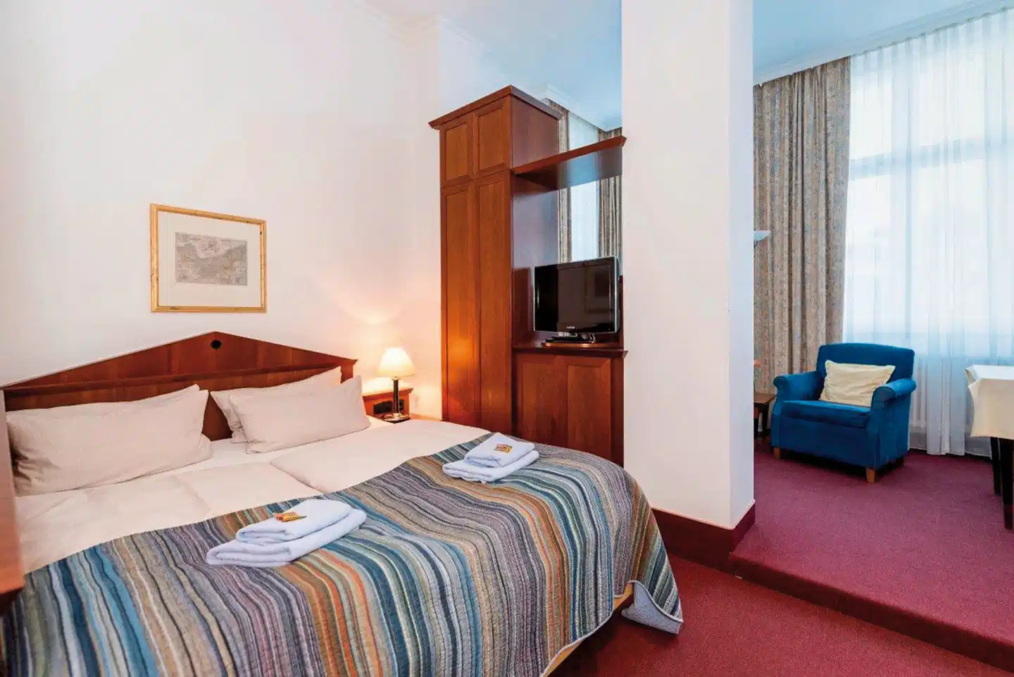 Aparthotel Seeschlösschen Wohnbeispiel